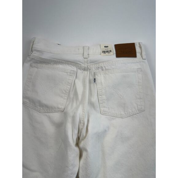 Levi's Premium Women Wedgie Straight Fit High Rise Jeans 30x26 White NWT - Picture 7 of 13
